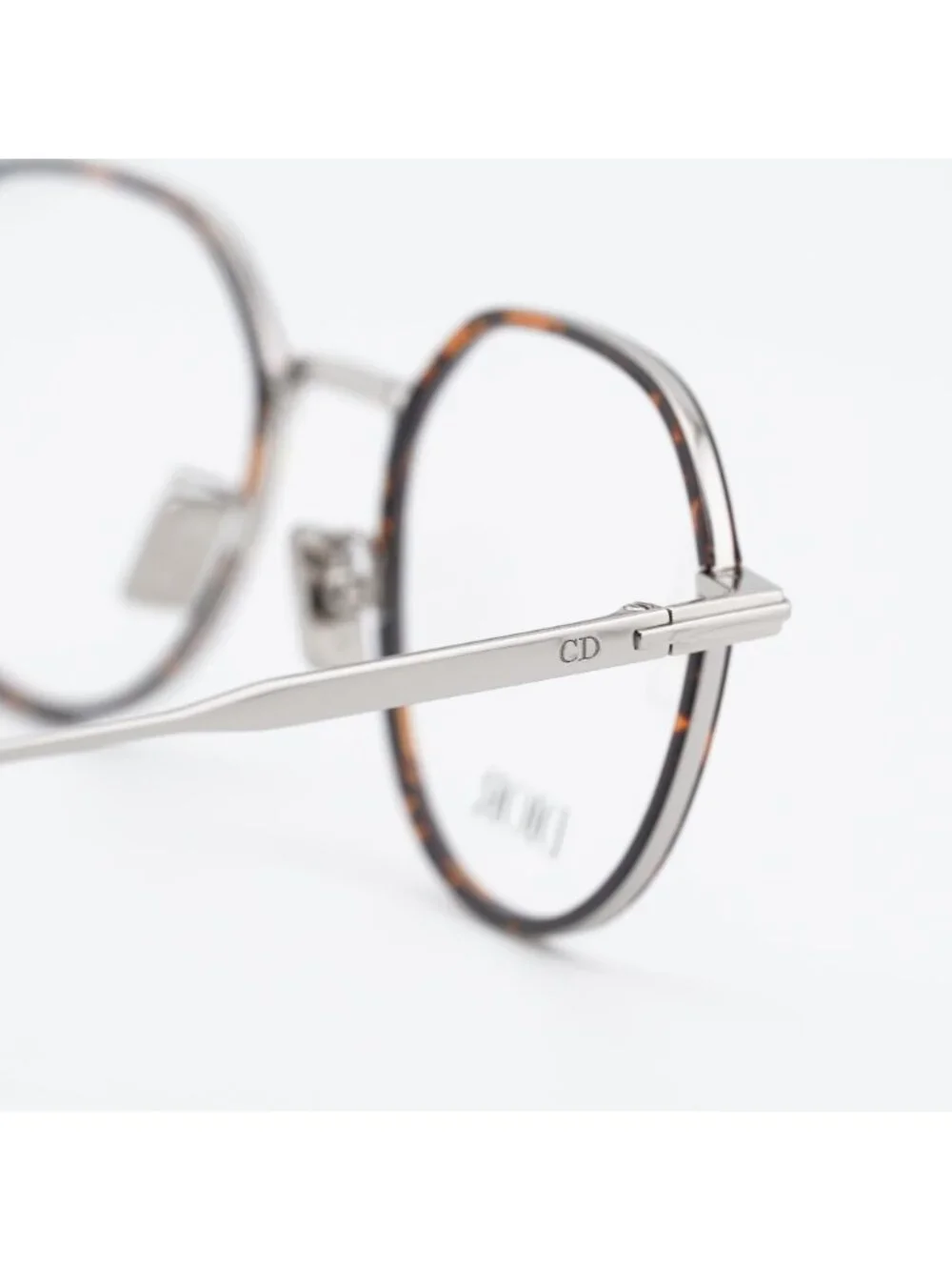 Dior DIORBLACKSUIT O R3U F500 Eyeglasses Silver 49mm Square Frame